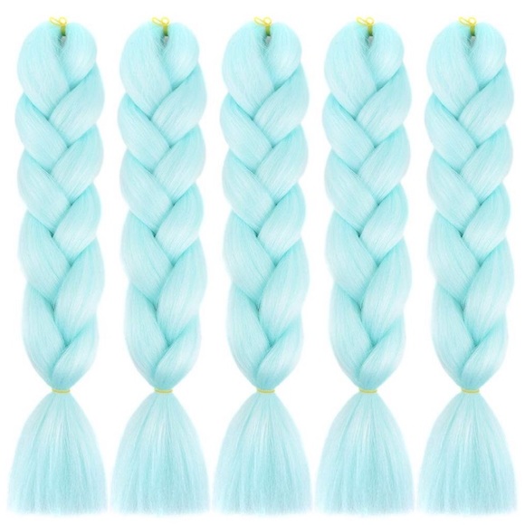 5 packs of Light Green braiding hair *NWT* main image 6